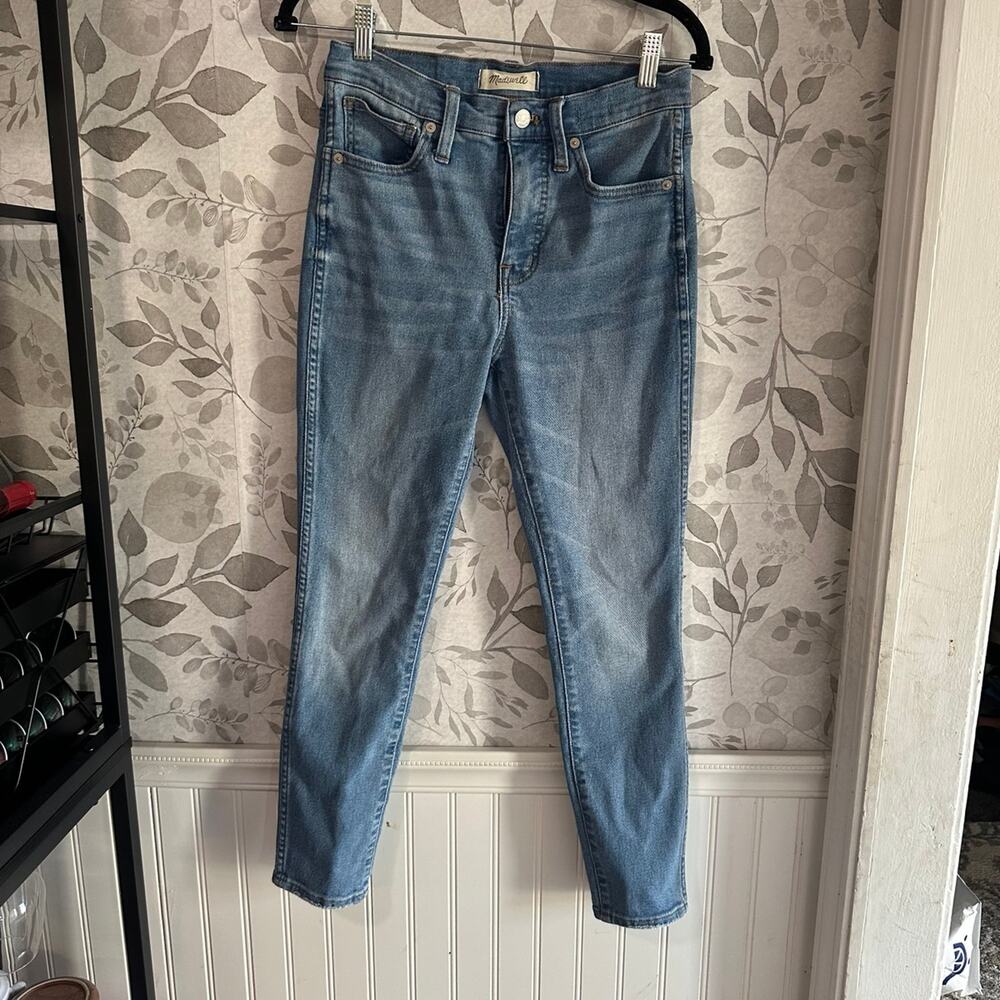 Madewell 10" high rise skinny crop size 26
